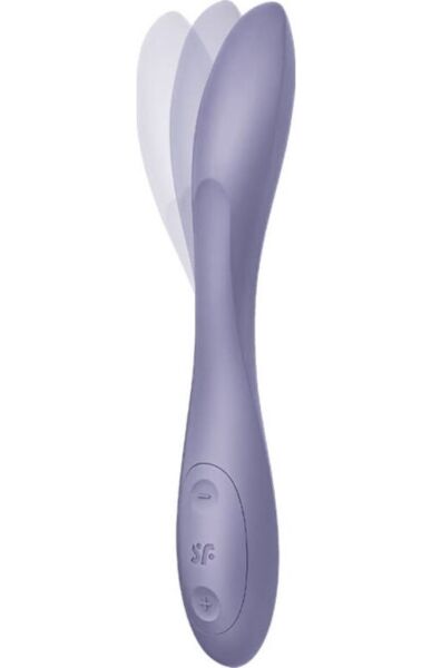Δονητής σημείου G Satisfyer G-Spot Flex 2 σε μωβ χρώμα, με ευέλικτο άξονα