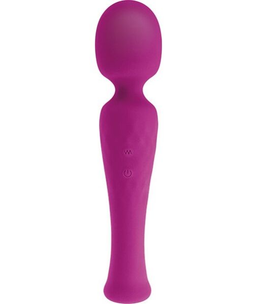 Δονητής wand S Pleasures Velvet με άκαμπτη λαβή και ευέλικτη κεφαλή