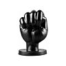 Plug Anal ALL BLACK FIST 13 CM με σχήμα γροθιάς