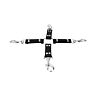 Δεσμεύσεις Bound Leather 4 Way Hog Tie με αντοχή