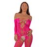 Bodystocking Lace by LJ με ανοικτό καβάλο