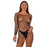 Bodystocking Lace by LJ με ρίχνοντες και ανοιχτή ανάμεσα
