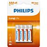 Μπαταρίες AAA Philips 4 πακέτο