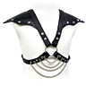 Πρόσδεση Leather Body με ρυθμιζόμενες ζώνες και αλυσίδες