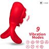 Δαχτυλίδι Δόνησης ARMONY - RING VIBRATOR HEART RED