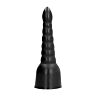 Ντίλντο ALL BLACK 34 CM με διεγέρτες