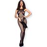 Bodystocking CHILIROSE CR 4691 με ανοιχτό καβάλο