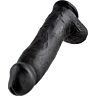 Ντίλντο KING COCK Black 30.48 cm με ρυθμιζόμενη βάση