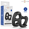 Δαχτυλίδι INTENSE FOR HIM Model 11 με Σχεδίαση H