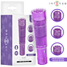 Μίνι δονητής INTENSE FUN TOYS KURT με 4 κεφαλές μωβ