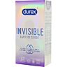 Προφυλακτικά Durex Invisible Extra Λιπαντικό 12 Τεμάχια