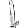 Δονητής King Cock Clear 24.8 cm με βάση βεντούζας