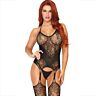 Bodystocking Leg Avenue με δαντέλα σε σχέδιο halter