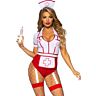 Στολή νοσοκόμας LEG AVENUE COSTUMES Κόκκινο/Λευκό S