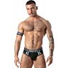 Ανδρικό εσώρουχο LOCKER GEAR SPORT MESH JOCK BRIEF μαύρο S
