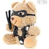 Αξεσουάρ BDSM Fetish Submissive Ted με Αρνάκι και Χοντρή Δερμάτινη Σχέση