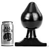 Buttplug ALL BLACK 19 cm με σταδιακή διεύρυνση