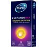 Προφυλακτικά Manix Excitation Max με υφή και θερμότητα
