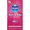 Προφυλακτικά Skins Dots & Ribs με νευρώσεις και σημεία