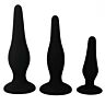 Plug Anal BDSM ANAL TOYS Initiation Kit με υποαλλεργική σιλικόνη