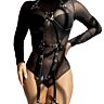 Πρόσδεση SUBBLIME - FULL BODY HARNESS WITH LEATHER BUCKLES
