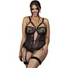Bodysuit SUBBLIME Teddy με ζωνάκι και δαντέλα