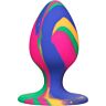 Plug Anal CalExotics Cheeky Medium Tie-Dye με Βάση Αναρρόφησης