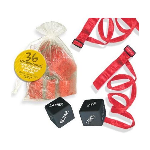 Σετ Δεσμεύσεων INEDIT με Ζάρια και Τσάντα Organza