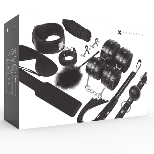 Set BDSM Loviux Black - Πλήρης εμπειρία με 11 κομμάτια