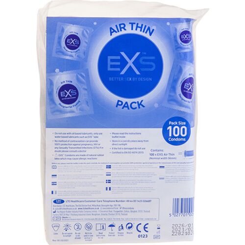 Προφυλακτικά Exs Air Thin 100s - Σούπερ λεπτά και άνετα