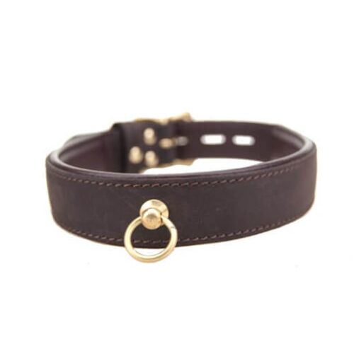 Ραβδί Bound Nubuck Leather Choker με O-ring