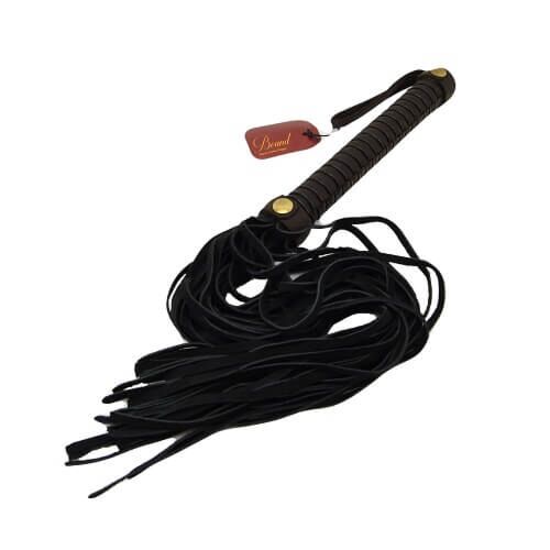 Μαστίγιο Bound Nubuck Leather 70 cm με μαλακές φούντες