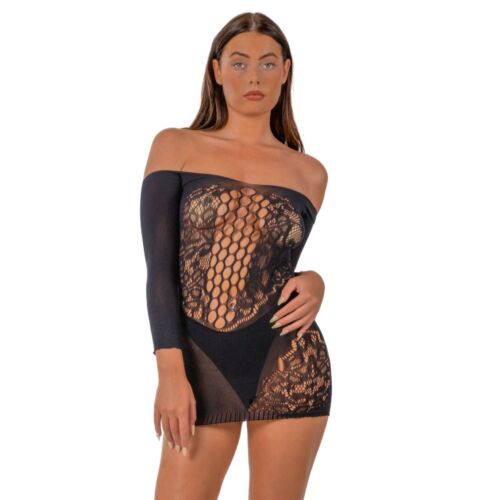 Φόρεμα Lace Off the Shoulder Mini Dress