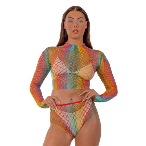 Σέτ Εσώρουχα Lace Rainbow Φράγμα Δικτύου