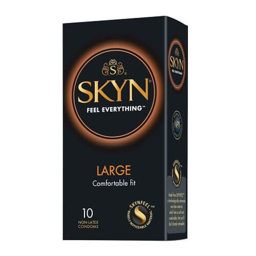 Προφυλακτικά Mates SKYN Large 10 Τεμαχίων με Άνετη Υφή