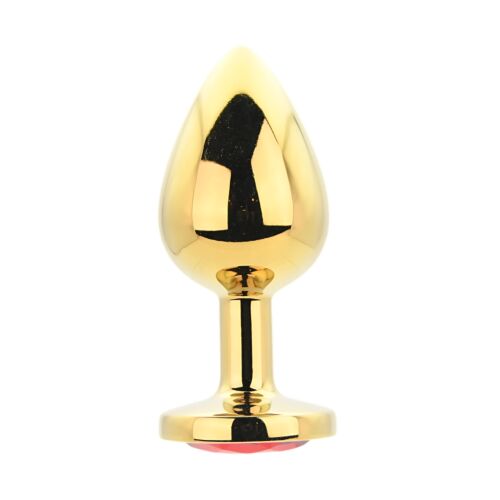 Βαθμός διείσδυσης Toosh Metal Butt Plug Large Stone Rojo