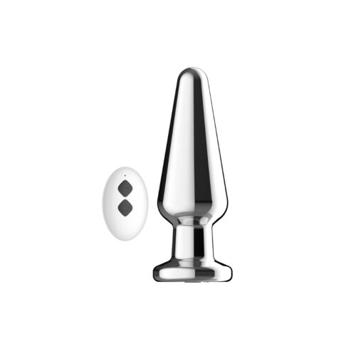 Δηλητήριο Toosh Remote Controlled Metal Vibrating Butt Plug