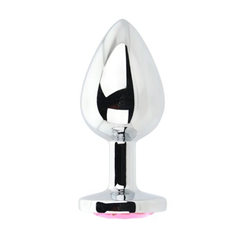 Βαθμός διείσδυσης Toosh Metal Butt Plug Large Stone Rosa