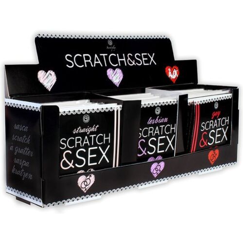 Ερωτικό παιχνίδι SECRETPLAY Display + Posturas Scratch & Sex