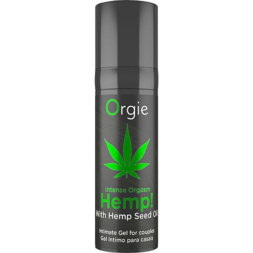 Γέλη Ιντίνιο Orgie Hemp Intense Orgasm με εφέ ζεστασιάς