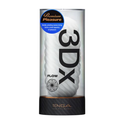 Αυνανιστήριο Tenga 3DX Flow με αναστρέψιμο σχεδιασμό