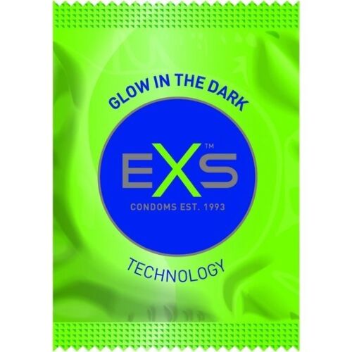 Προφυλακτικά Exs Glow 100s που λάμπουν στο σκοτάδι