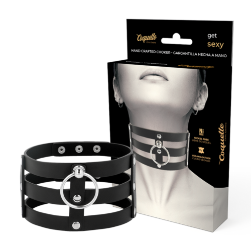 Κολάρο Bondage Coquette Chic Desire - Ρυθμιζόμενο και Vegan