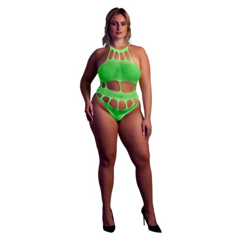 Bodysuit Shots Toys Cut Out σε χρώμα νεον