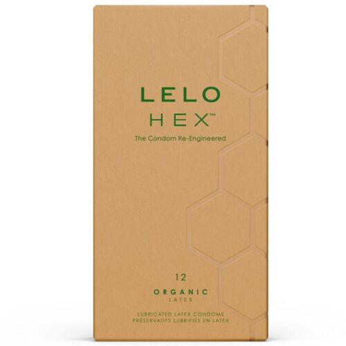 Προφυλακτικά LELO HEX Organic με λατέξ οργανικής προέλευσης