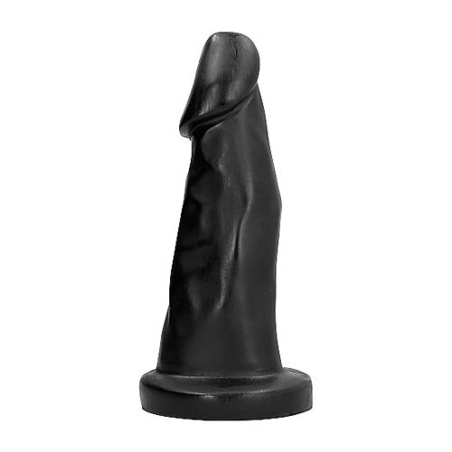 Ντίλντο ALL BLACK 27 CM με καμπύλες