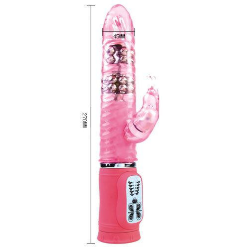 Δονητής BAILE ROTATIONS CUTE PASSION BUNNY 27 εκ. με διπλό κινητήρα