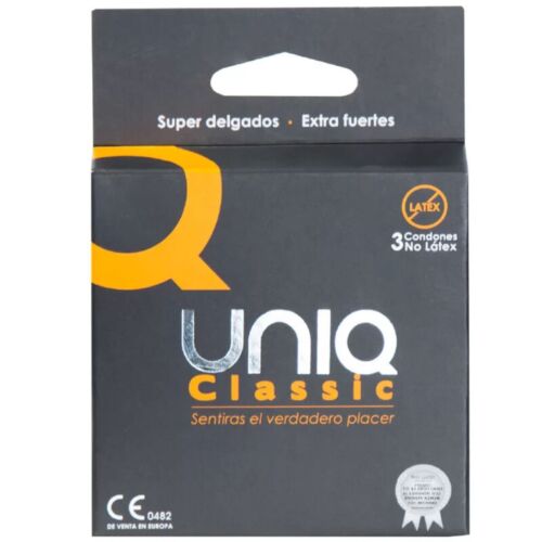 Προφυλακτικά Uniq Classic χωρίς λάτεξ 0,008 mm