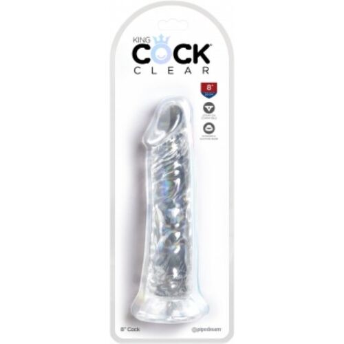 Ντίλντο King Cock Clear 19.7 cm Ρεαλιστική