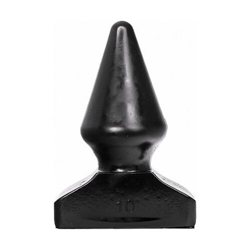 Plug Anal ALL BLACK 20,5 CM με σχήμα κώνου